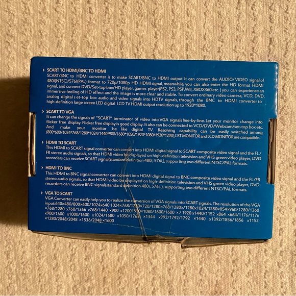 BNC to HDMI Adapter Coaxial Composite 1080p for Monitor TV HD Video Converter - Picture 6 of 6